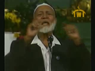 Is Jesus God  Debate between Ahmed Deedat (Muslim) VS Paster Sjoberg (Christian) 10 of 11